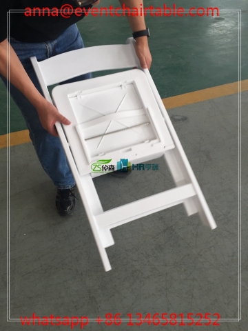 PP FOLDING CHAIR , RESIN FOLDING CHAIR , WHITE FOLDING CHAIR