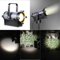 500W COB White Spot Light Stage 2700K-6400K คอนโทรลเลอร์ DMX ติดตาม Fresnel Strobe Zoom Lighting Wedding Entertainment