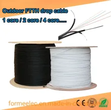 Optical Fiber Cable Home Network Drop Cable 4 Core FTTH Cable Outdoor FTTH