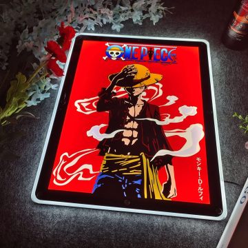 Ultrathin LED Neon Sign for Luffy Decor and Game Room Lighting