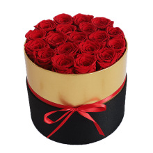 Artificial Rose Arrivals: Anniversary Flowers with Round Box