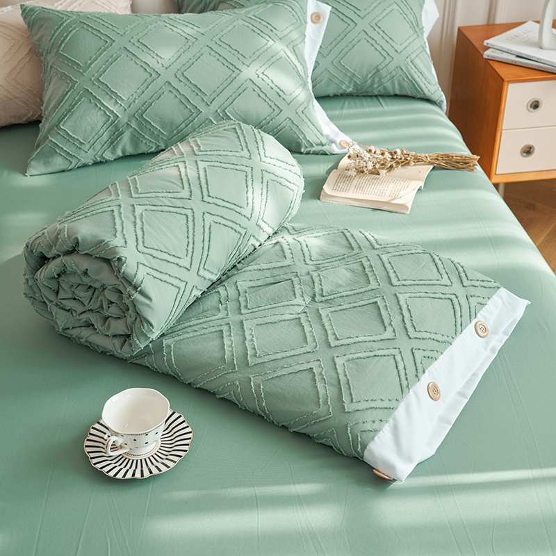 New design filled quilting duvet comforter bedding sets