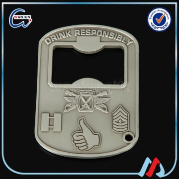 Customized bottle opener metal coins