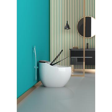 Керамический керамический черный цвет унитаз-туалетный шкаф