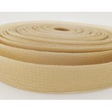 High Temperature Resistant Golden Color PEEK Expandable Braided Sleeving