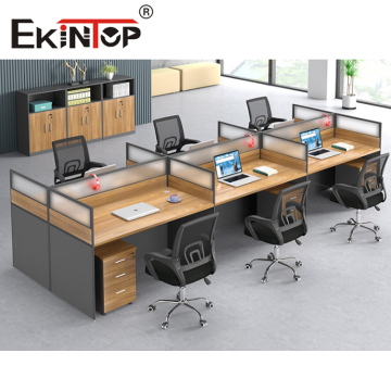 6 Seater Office Desk Workstation: Modern Cubicles Ekintop PC Workstation