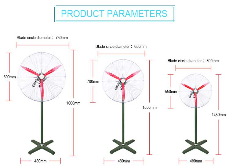 industrial stand fan