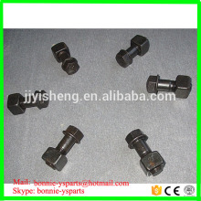 12.9 grades excavator track bolt and nut M20*56
