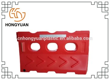 Plastic red road barrier professional OEM road barrier
