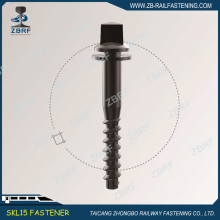 Spike de tornillo de riel 24x161 con lavadora plana ULS7