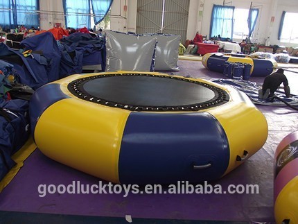 inflatable water trampoline/cheap water trampolines/orbit water trampoline