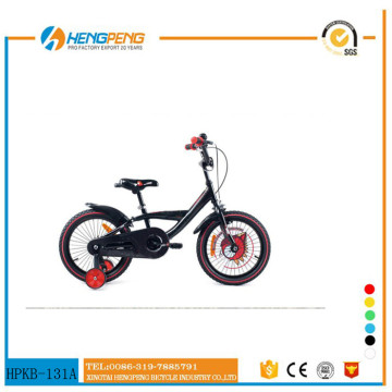 Colorful kids bike with steel frame