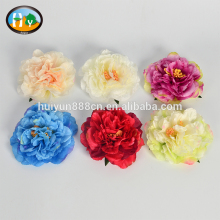 Artificial peony flower heads for decoration