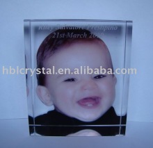 colour printing crystal photo frame