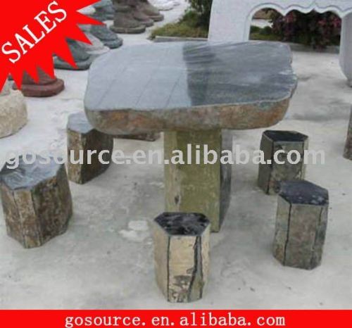 stone garden table chairs