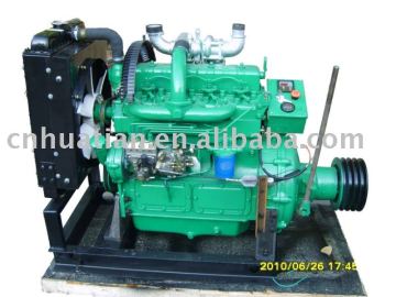 K4100ZP Engine with belt pulley 41kw/55hp