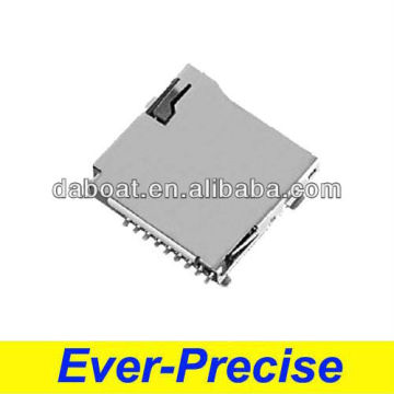 Short t-flash card socket sd card connector