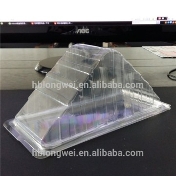 disposable PET plastic clear sandwich trays/container