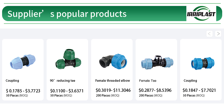 farm irrigation systems pp clamp saddle double male saddle for water supply and irrigation