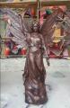 Statua antica di Beonze Angel per la decorazione all&#39;aperto