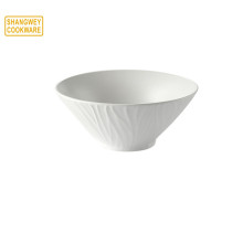 Ceramic bowl for ramen noodles
