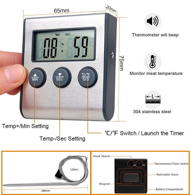 Ldt 100 Meat Thermometer Specification 2