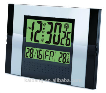 Radio controlled digital wall clock
