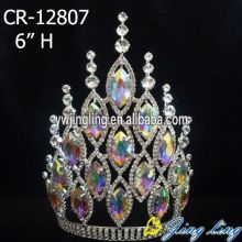 Jingling Crown AB Rhinestone Tiaras y coronas de la boda