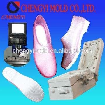 two-color injection mould for pvc shoes mould