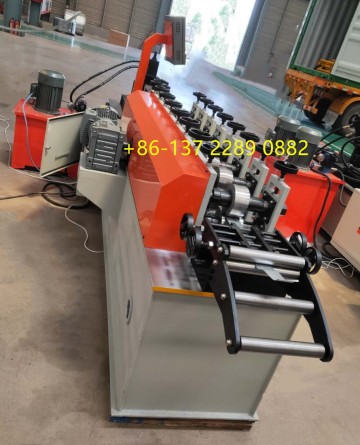 Drywall stype metal slat shutter door machine