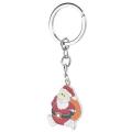 Keyring di natale in metallo personalizzato in metallo