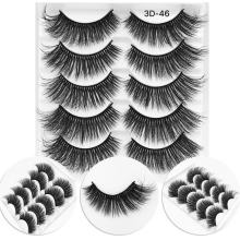5in1 box individual 100%silk 3d private label eyelashes
