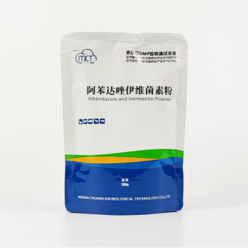 Antiparasitic agents Albendazole and Ivermectin powder