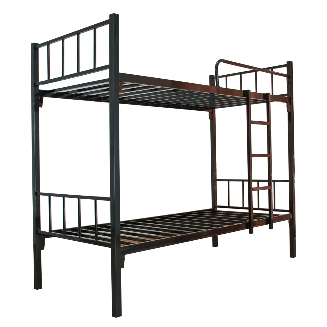 Cheap Price Staff Dormitory Durable Strong Metal Bed Frame Steel Double Beds