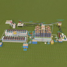 High Recovery Ratio Gravity Separation Tungsten Mining Process Equipment Plant