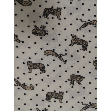 Tissu Dots Animal Rayon Challis 32S