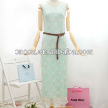 13CD1141 Lace sleeveless maxi ladies fashion dresses