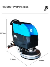 semi automatic floor scrubber