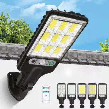 Motion-Sensor Solar Garden Light with Remote Control
