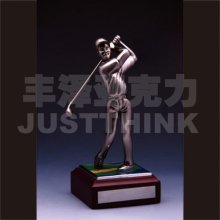 handicraft polyresin golf trophy XF4047