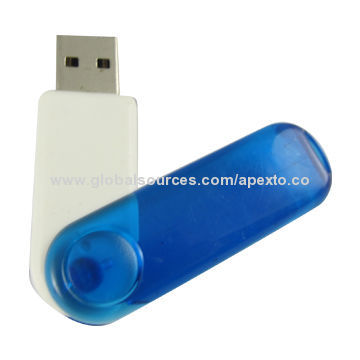USB Memory Stick with 512M/1GB Capacity, 10-year Minimum Data Retention, Support Data Preload