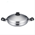 Kualitas tinggi Stainless Steel Gaya Cina Fry Pan