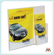 acrylic desk organizer business card holder