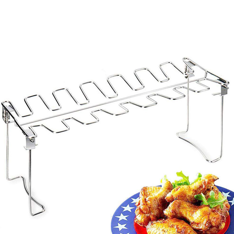 Stainless Steel Vertical chicken Wing Leg Grill Rack