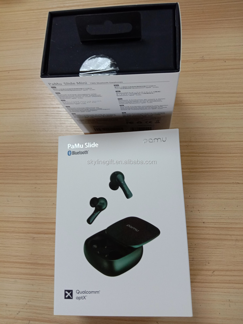 Pamu Slide Plus Earbuds  True Wireless Earbuds Sport Headsets with Mic Qualcomm QCC3020 APTX /wireless charging your phone