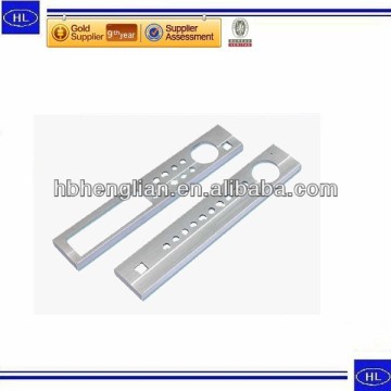 assembling stamping parts on elevator equipment