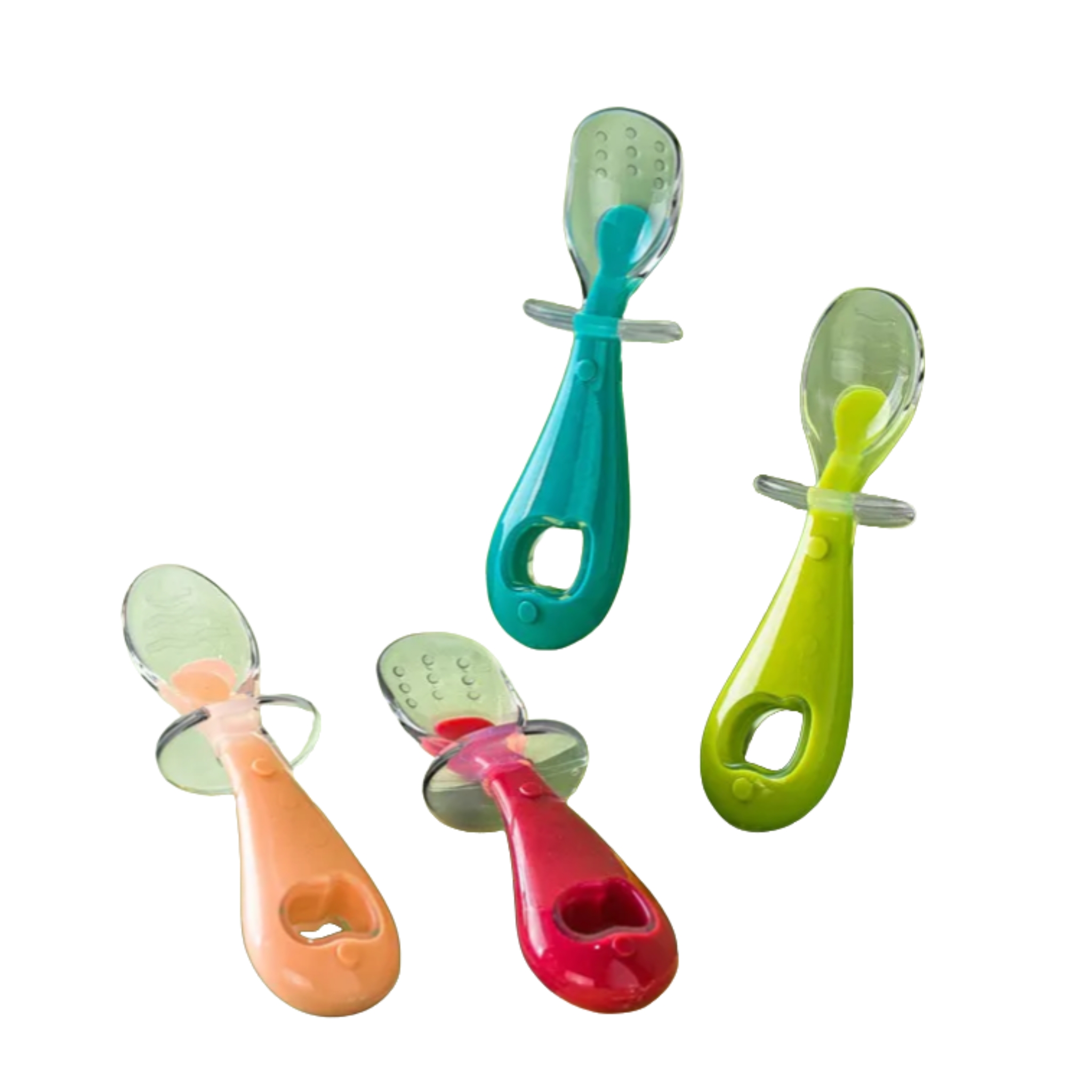 Short-handled silicone spoon Short-handled silicone spoon