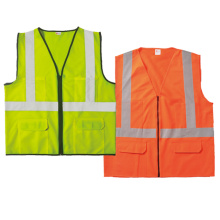 Safety vest 100% polyester tricot