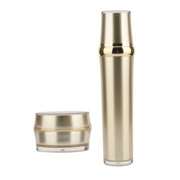 Luxurious Drum-shaped Cosmetic Acrylic Lotion Bottle