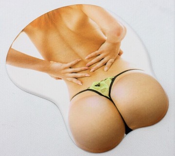 3d Silicone Sexy Girl ass Mouse Pad